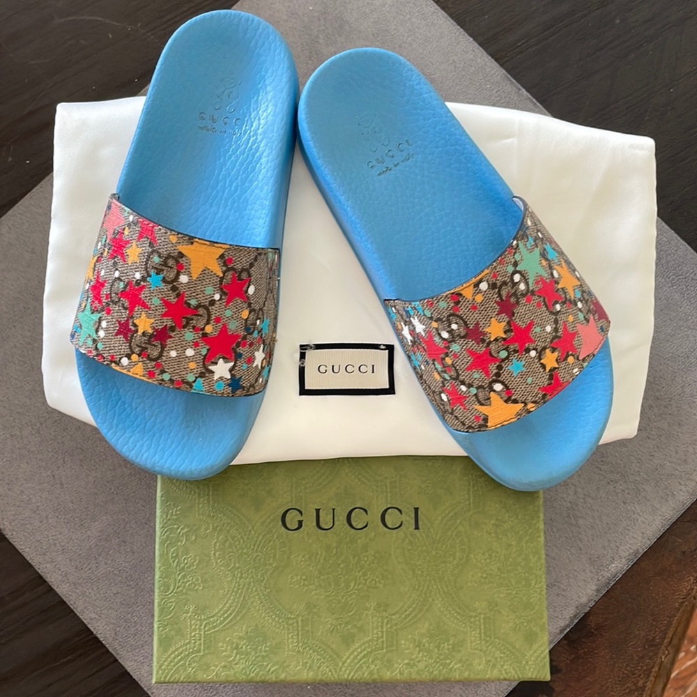 Little Kids Gucci Slides size 26 (10US)